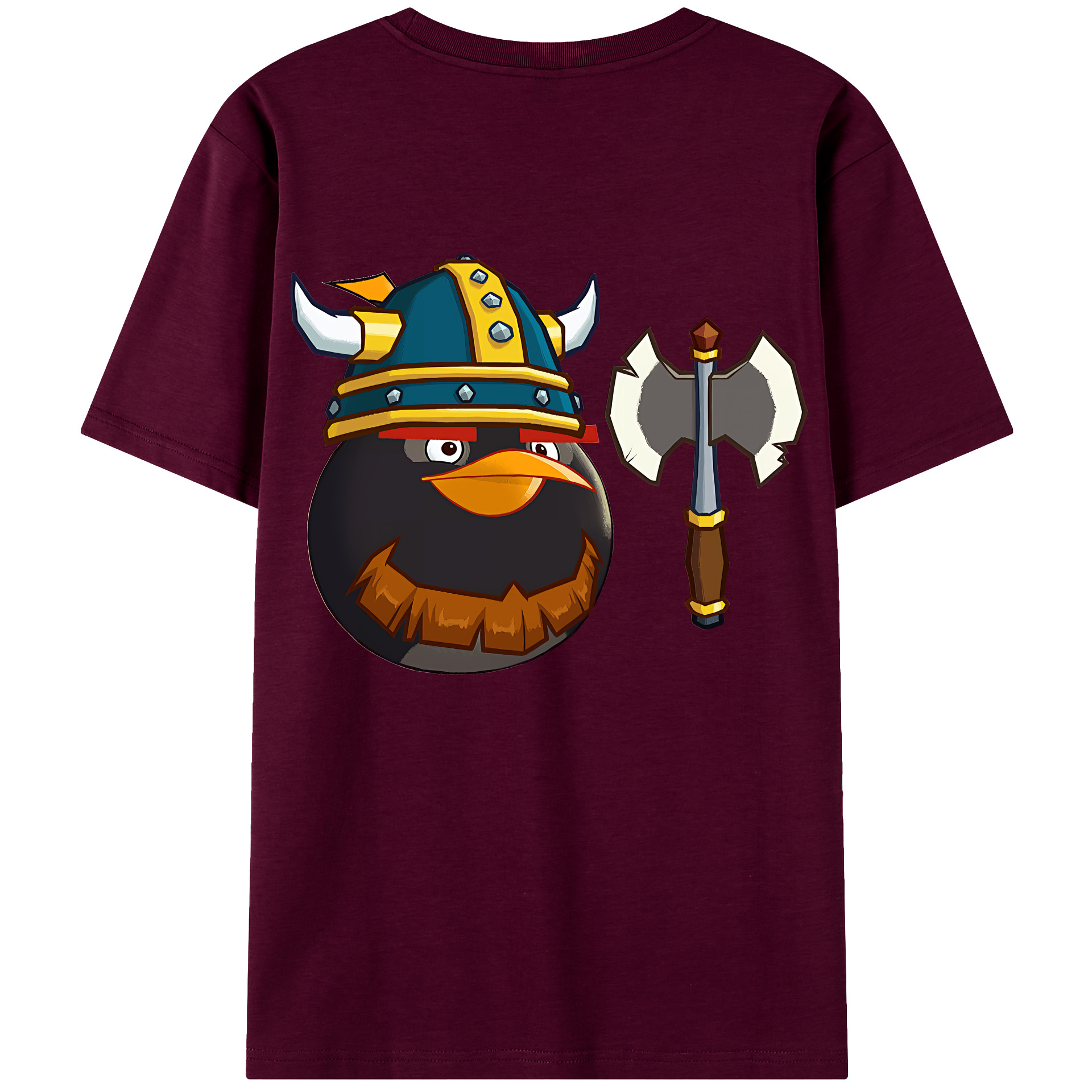 （画像用） Angry Birds アングリーバード レディース半袖Tシャツ(バックプリント)